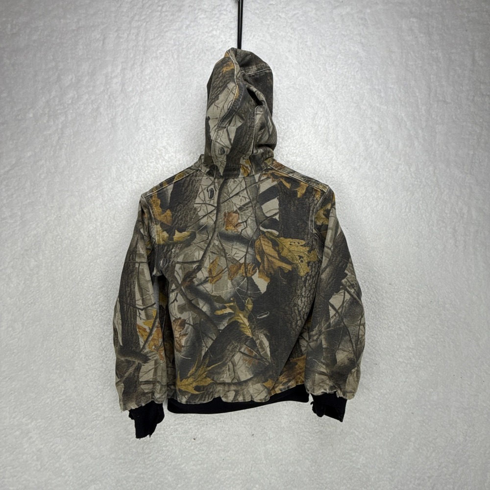 Carhartt Active Hunting Jacket Thermal Lined Youth Large‎ YYJ144 CMO Camo - Picture 2 of 12